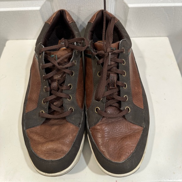FootJoy Contour Casual Golf Shoes Brown Leather size 9 - Picture 1 of 7